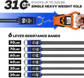 310lbs/390lbs Heavy Resistance Bands with Handles for Working Out